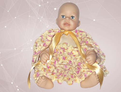 Dress for doll-rent