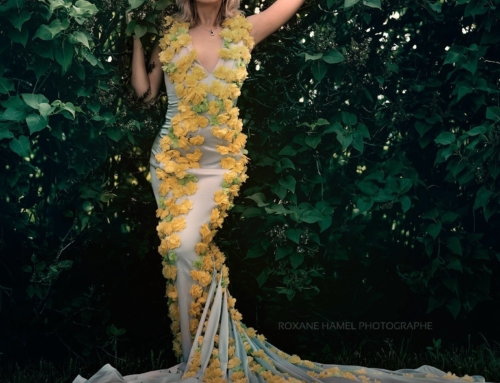 Long-tail gown Flora