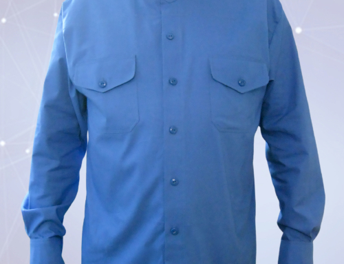 Bespoke men’s shirt: MacGyver-themed