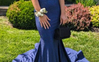 A prom dress alteration