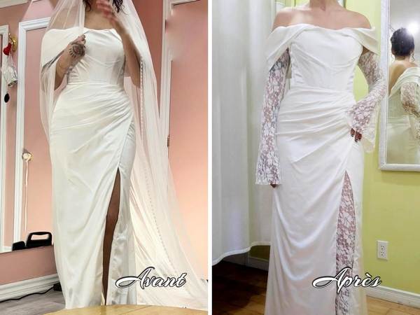 Wedding dress alterations Laval, Montreal
