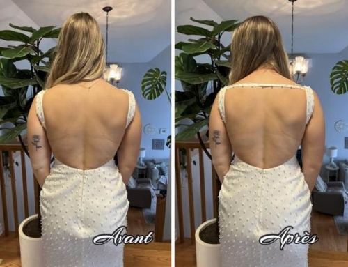 Altération d’une robe de mariée dos-nu