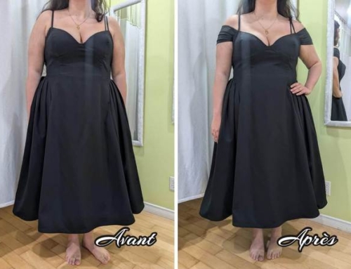 Manche Bardot: modifier une robe