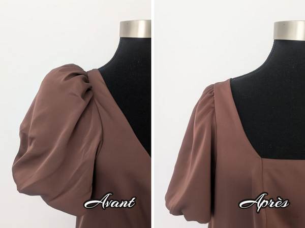 Retoucher les manches de robe Montreal