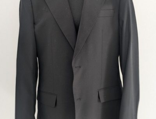 Shortening the blazer sleeves from top