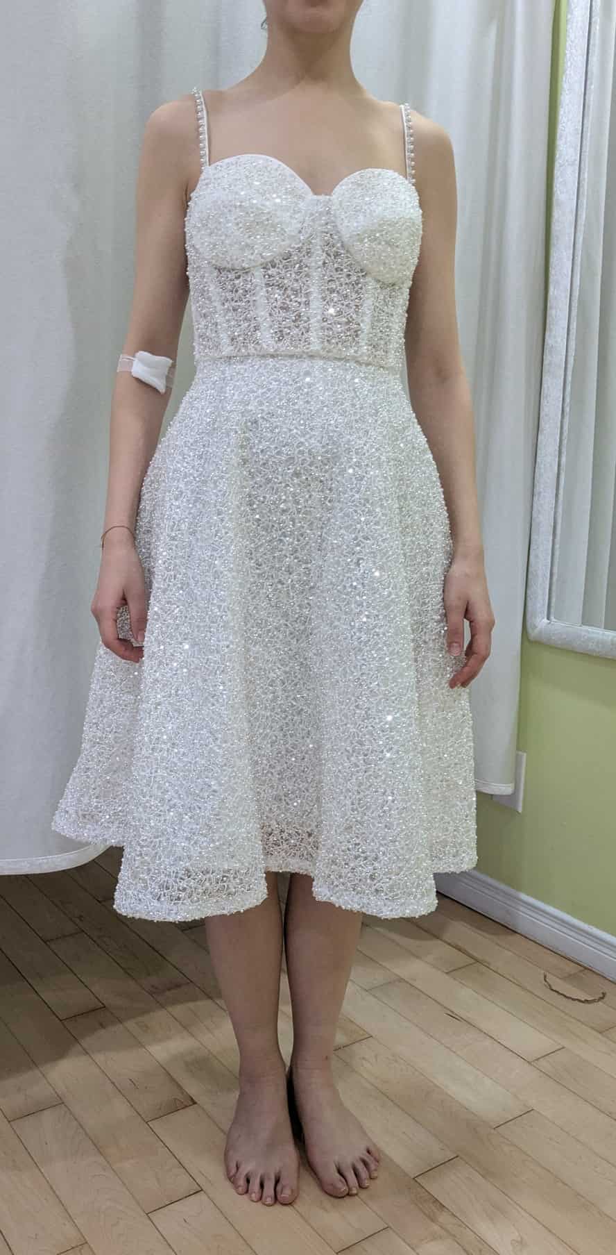 Rhinestone dress alterations Laval Montreal